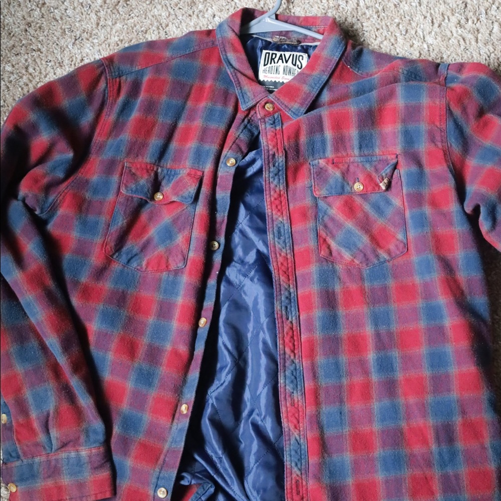 Mens Dravus flannel jacket